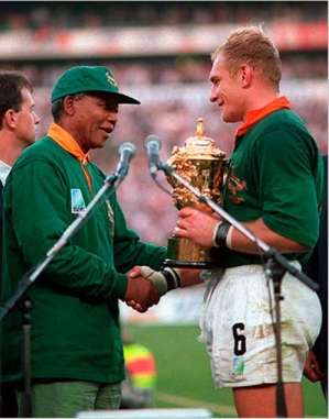 Nelson Mandela Springboks Rugby