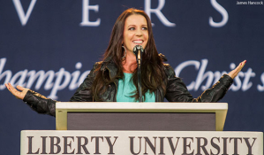 Pattie Mallette at Liberty University