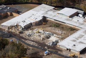 Sandy Hook Elementary School Demolition October 2013