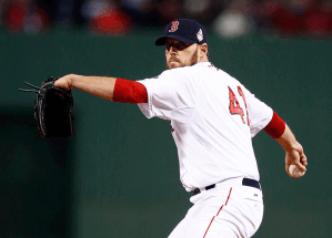 Boston Red Sox John Lackey World Series Game 6 Starting Pitcher