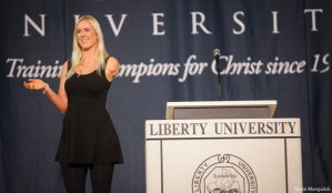 Bethany Hamilton at Liberty University