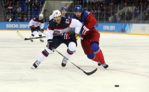 USA vs. Czech Hockey Game at Sochi 2014