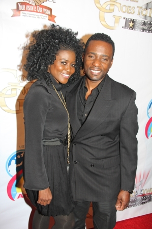 Gospel singer Reid J Rich and Matty Rich (Gospel Goes to Hollywood 2014)