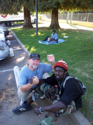 Mike Williams and his friends