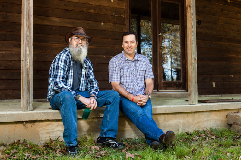 Alan Robertson and Uncle Si Robertson