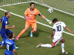 Costa Rica's Bryan Ruiz