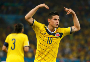 Colombia's James Rodriguez