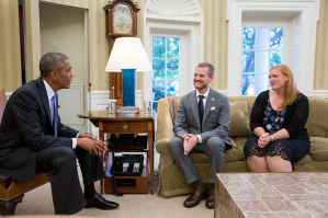 Obama and Kent Brantly - Ebola