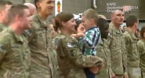 Military Mom Welcome Home by Son