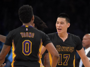 Jeremy Lin and Nick Young