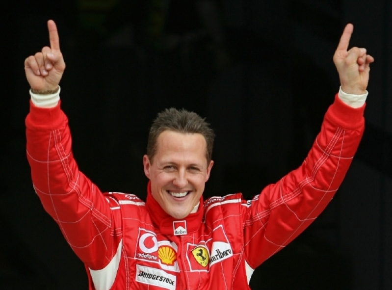 Michael Schumacher before his accident over one year ago.