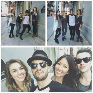 Sadie Robertson and Mark Ballas DWTS Quack Attack Family