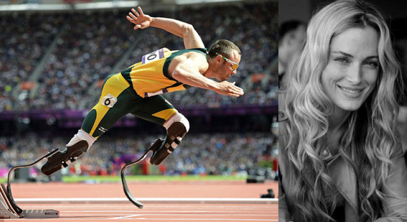 Oscar Pistorius and Reeva Steenkamp