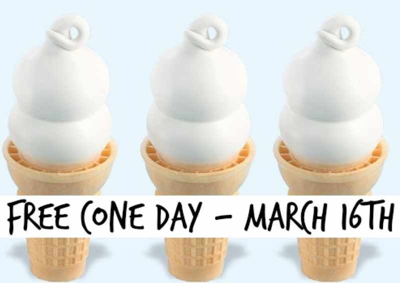 One day only at Dairy Queen.