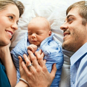 Jill and Derick Dillard and Baby