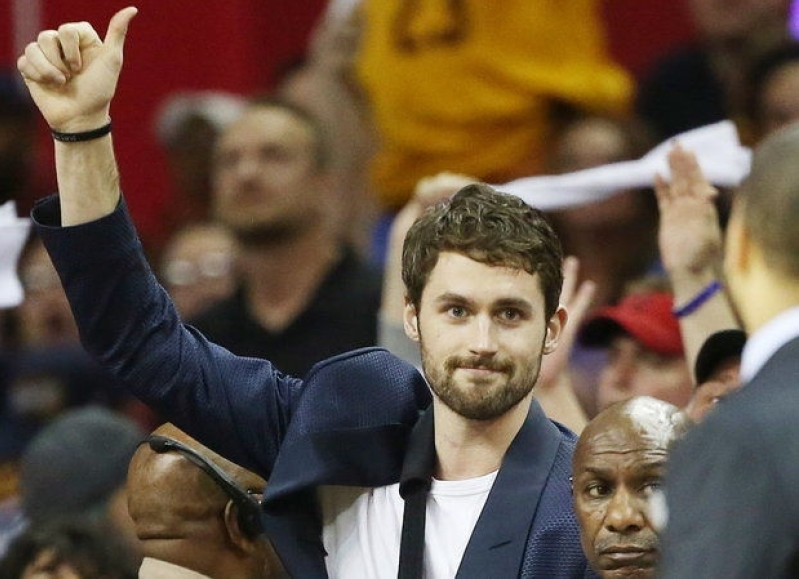 Kevin Love of the Cleveland Cavaliers.