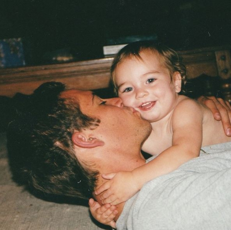 Paul Walker and Meadow Walker.