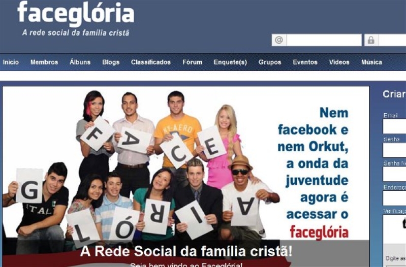 facegloria christian facebook