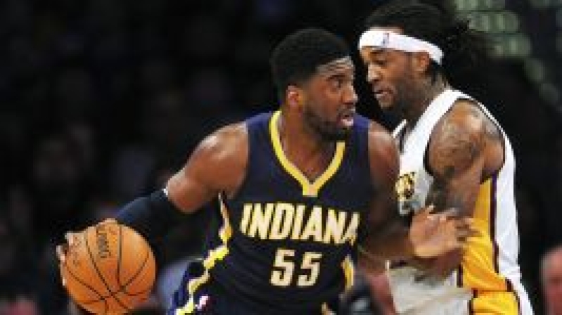 Former Pacer Roy Hibbert, now LA Laker