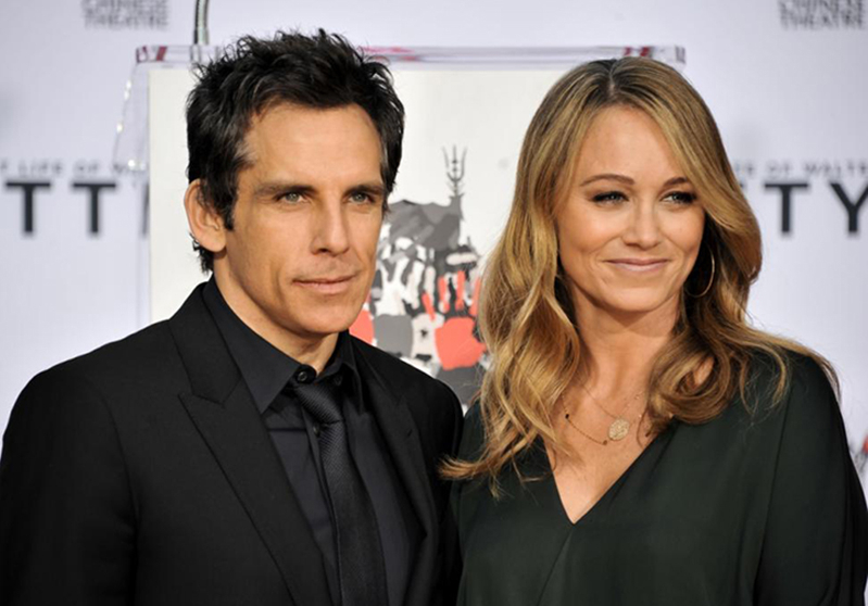 Ben Stiller and Wife Christine Taylor