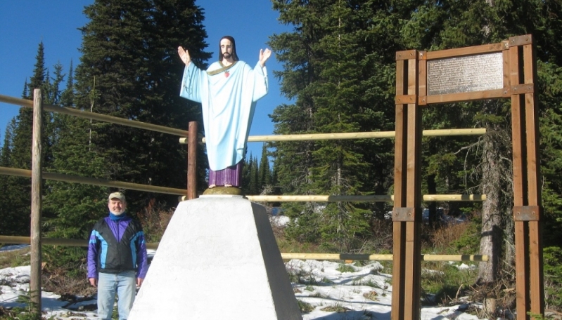 Big Mountain Jesus Statue