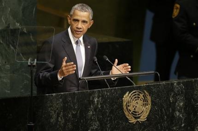 President Obama addresses UN Assembly.