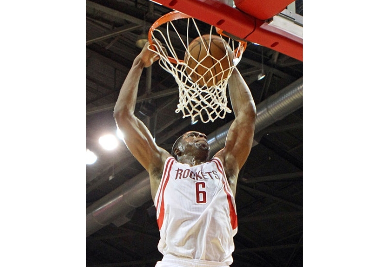 With Terrence Jones (pictured) and Donatas Motiejunas questionable, the Rockets will use rookie players Montrezl Harrell and Sam Dekker extensively in the  frontcourt. 