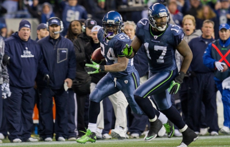 Seattle Seahawks running backs Marshawn Lynch and Fred Jackson both question for Sunday's game. 