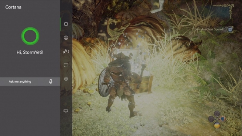 Cortana on Xbox One.