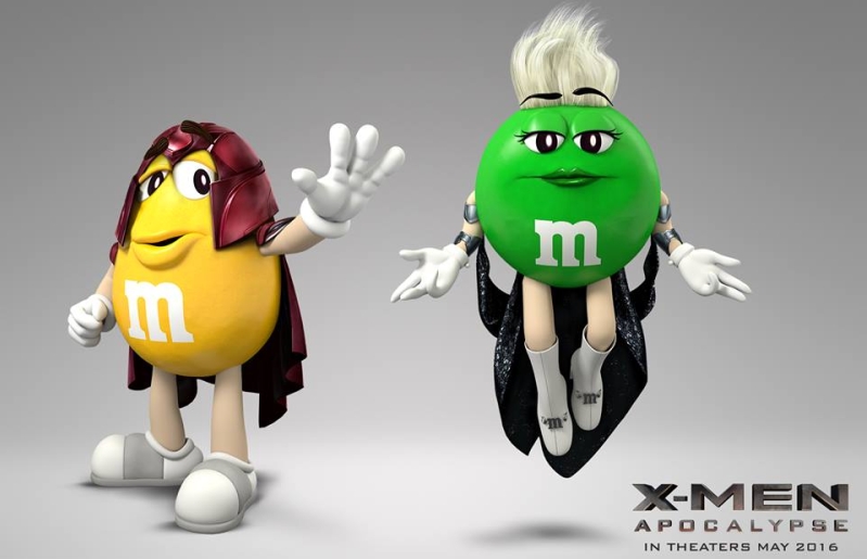 M&M'S X-Men merchandise