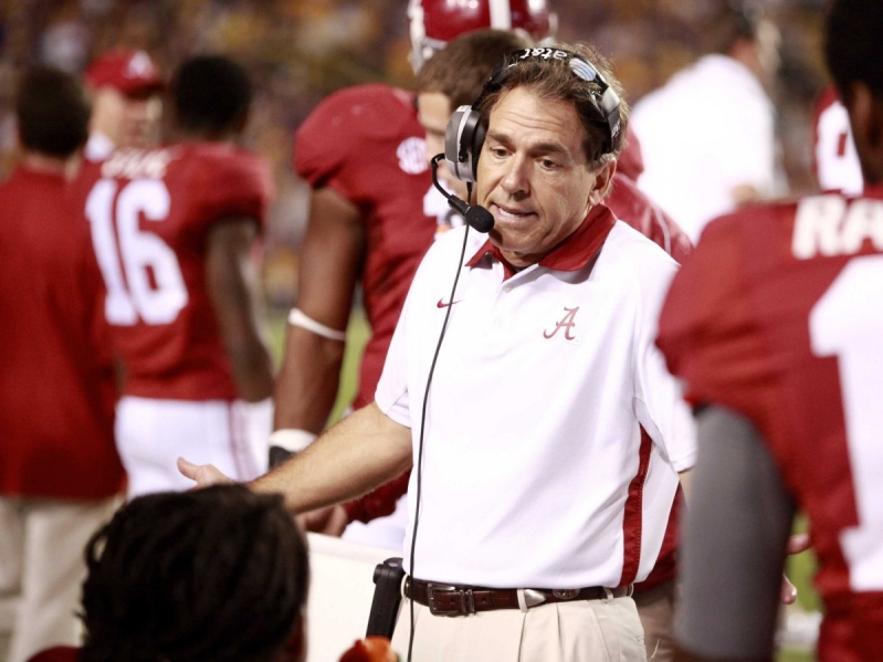 Alabama Crimison Tide Head Coach Nick Saban