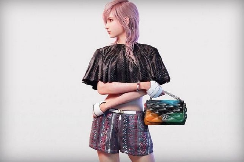 Lightning advertising Louis Vuitton