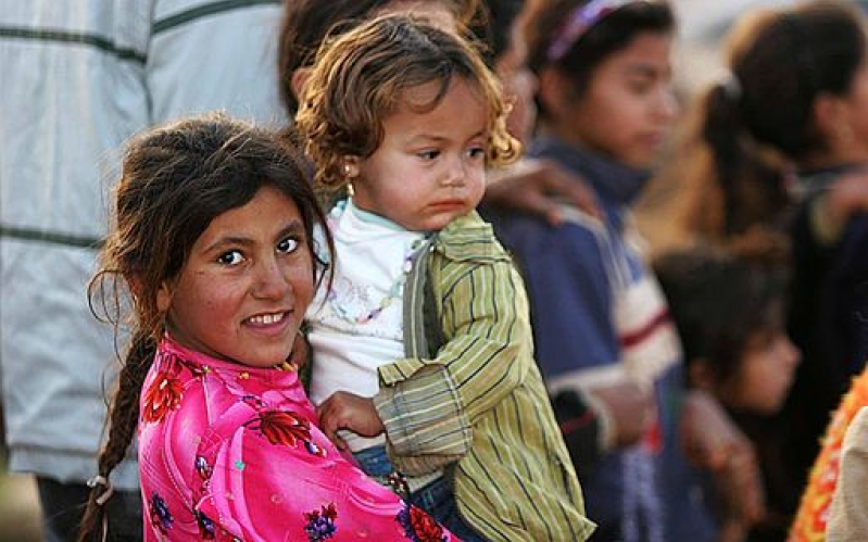 Iraqi refugee children 