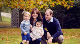 Kate Middleton with her family