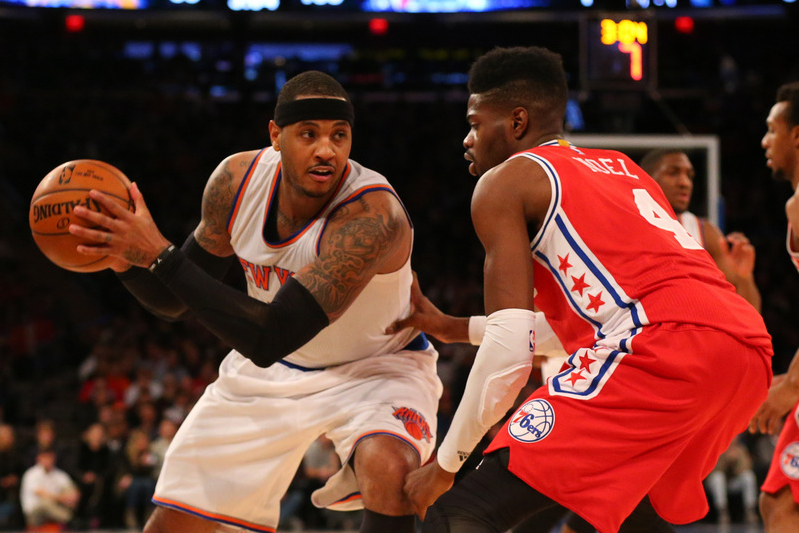 NBA: Philadelphia 76ers at New York Knicks