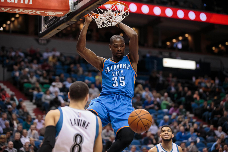 NBA: Oklahoma City Thunder at Minnesota Timberwolves