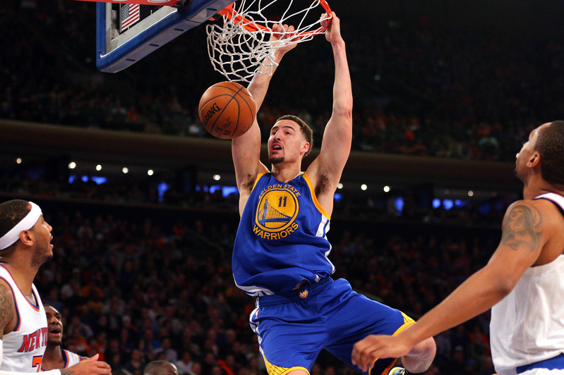 NBA: Golden State Warriors at New York Knicks