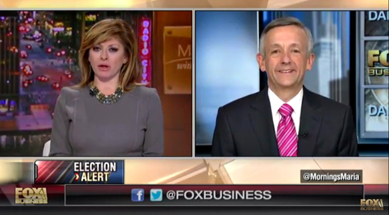 Maria Bartiromo and Robert Jeffress