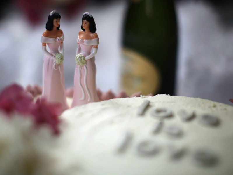 Lesbian Wedding Cake