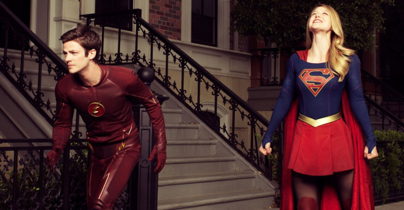 Flash Meets Supergirl