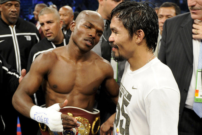 Timothy Bradley and Manny Pacquiao