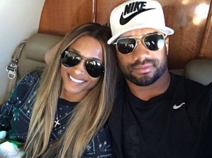 Ciara and Russell Wilson