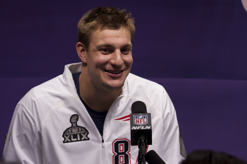 Rob Gronkowski talks Super Bowl XLIX in Phoenix 