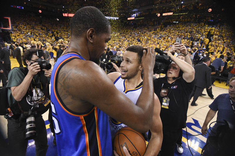 NBA: Playoffs-Oklahoma City Thunder at Golden State Warriors