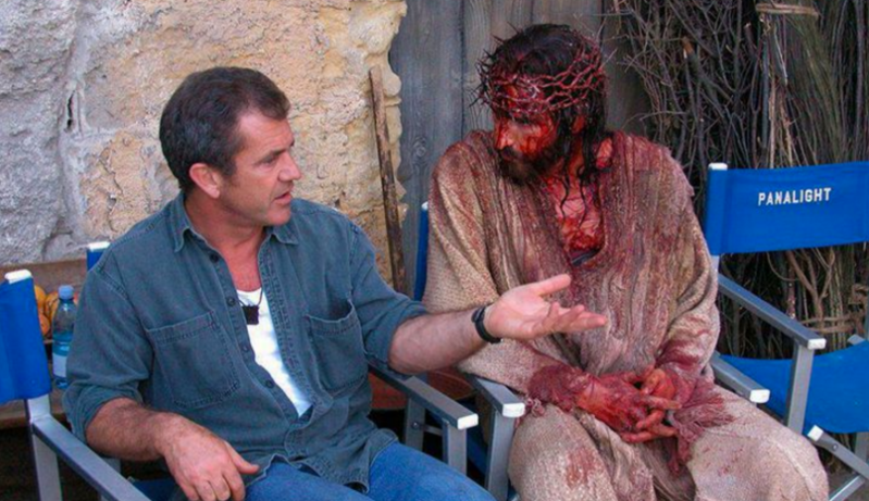 Mel Gibson and Jim Caviezel