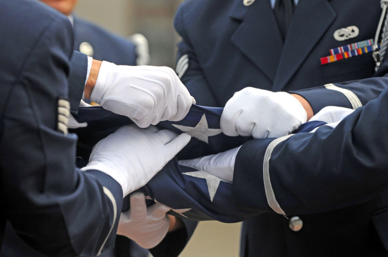 USAF Flag Folding 