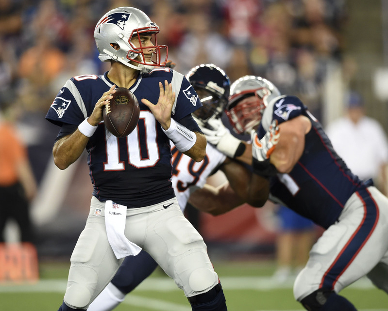 Jimmy Garoppolo of the New England Patriots