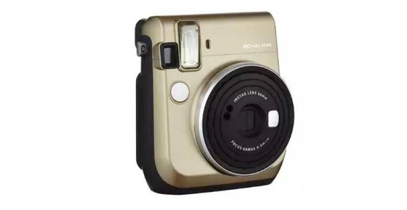 Fujifilm Instax 70 Mini camera with a touch of Michael Kors.