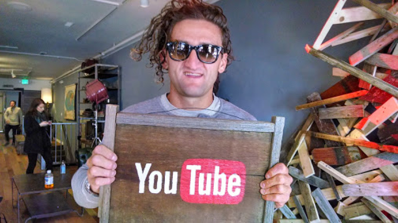 Casey Neistat, one of YouTube's most popular stars. 