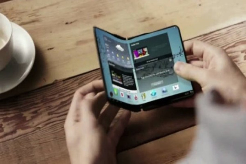 Samsung foldable smartphone concept